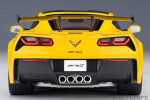 CHEVROLET CORVETTE C7 ZR1 2017 RACING YELLOW 1:18