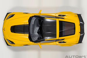CHEVROLET CORVETTE C7 ZR1 2017 RACING YELLOW 1:18