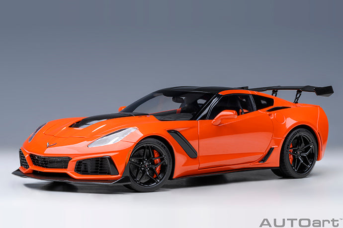 CHEVROLET CORVETTE C7 ZR1 2017 ORANGE 1:18