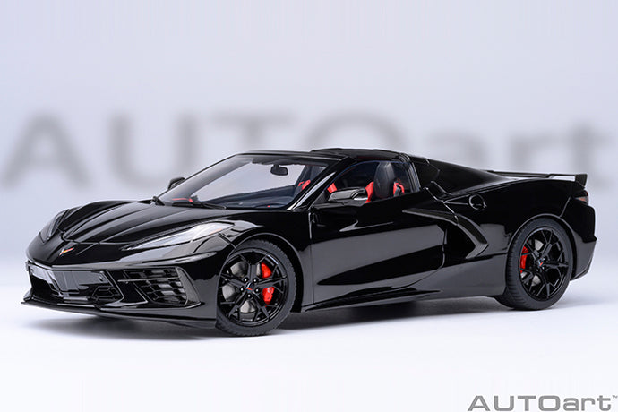 CHEVROLET CORVETTE C8 Z51 STINGRAY SPIDER 2020 BLACK 1:18