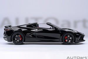 CHEVROLET CORVETTE C8 Z51 STINGRAY SPIDER 2020 BLACK 1:18