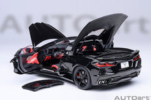 Indlæs billede til gallerivisning CHEVROLET CORVETTE C8 Z51 STINGRAY SPIDER 2020 BLACK 1:18