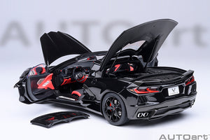 CHEVROLET CORVETTE C8 Z51 STINGRAY SPIDER 2020 BLACK 1:18