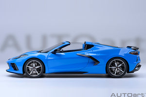CHEVROLET CORVETTE C8 Z51 STINGRAY SPIDER 2020 BLUE 1:18