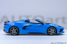 Indlæs billede til gallerivisning CHEVROLET CORVETTE C8 Z51 STINGRAY SPIDER 2020 BLUE 1:18