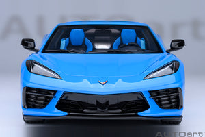 CHEVROLET CORVETTE C8 Z51 STINGRAY SPIDER 2020 BLUE 1:18