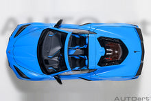 Indlæs billede til gallerivisning CHEVROLET CORVETTE C8 Z51 STINGRAY SPIDER 2020 BLUE 1:18