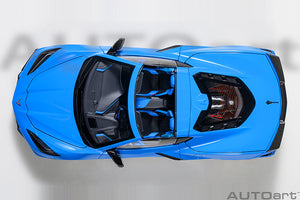 CHEVROLET CORVETTE C8 Z51 STINGRAY SPIDER 2020 BLUE 1:18