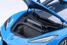 Indlæs billede til gallerivisning CHEVROLET CORVETTE C8 Z51 STINGRAY SPIDER 2020 BLUE 1:18