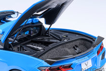 Indlæs billede til gallerivisning CHEVROLET CORVETTE C8 Z51 STINGRAY SPIDER 2020 BLUE 1:18