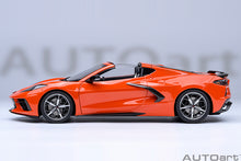 Indlæs billede til gallerivisning CHEVROLET CORVETTE C8 Z51 STINGRAY SPIDER 2020 SEBRING ORANGE 1:18