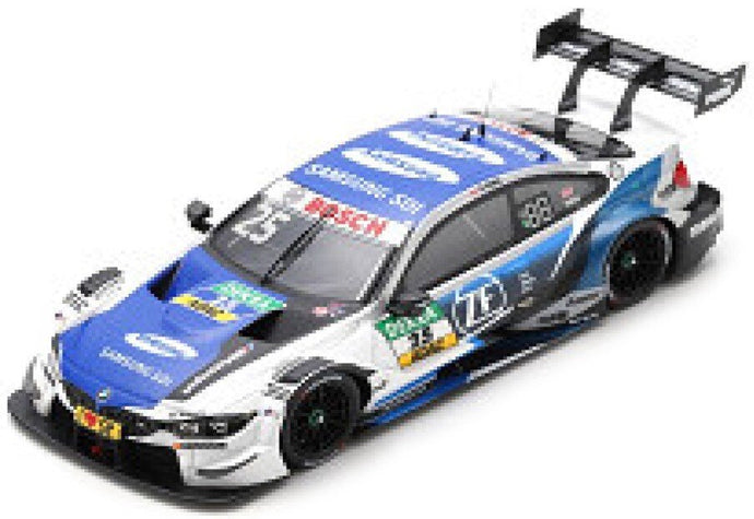 BMW M4 DTM #25 PHILIPP ENG HOCKENHEIM 2018 blå/hvid 1:43