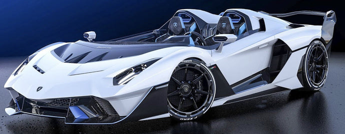 Lamborghini SC20 2020 hvid/sort/blå 1:43