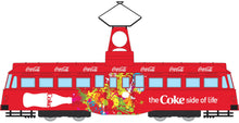 Indlæs billede til gallerivisning BLACKPOOL DECKER SINGLE TRAM AUTOBUS COCA-COLA COKE SIDE OF THE LIFE 1937 RED WHITE 1:76