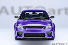 Indlæs billede til gallerivisning DODGE CHARGER SCAT PACK WIDEBODY COUPE 2023 PURPLE 1:18