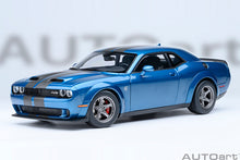 Indlæs billede til gallerivisning DODGE CHALLENGER SRT SUPER STOCK COUPE 2023 BLUE 1:18
