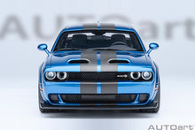 Indlæs billede til gallerivisning DODGE CHALLENGER SRT SUPER STOCK COUPE 2023 BLUE 1:18