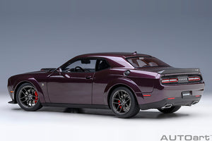 DODGE CHALLENGER R/T SCAT PACK WIDEBODY 2022 HELLRAISIN PURPLE 1:18