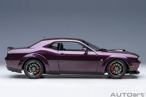 DODGE CHALLENGER R/T SCAT PACK WIDEBODY 2022 HELLRAISIN PURPLE 1:18