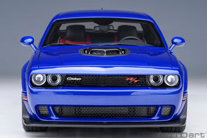 1/18 2022 Dodge Challenger R/T Scat Pack Shaker Widebody, indigo blue 1:18