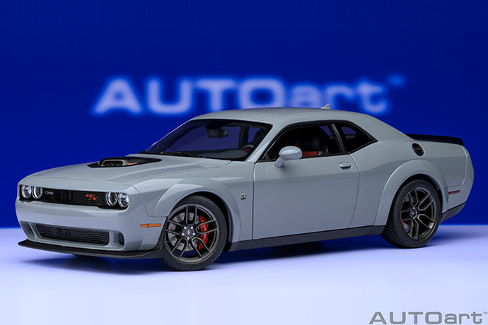 DODGE CHALLENGER R/T SCAT PACK WIDEBODY 2022 SMOK SHOW GREY 1:18