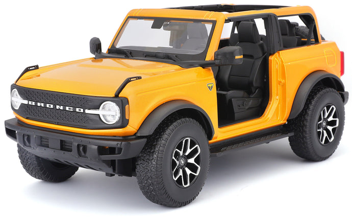 Ford BRONCO 2021 (no door, badlands) orange 1:18
