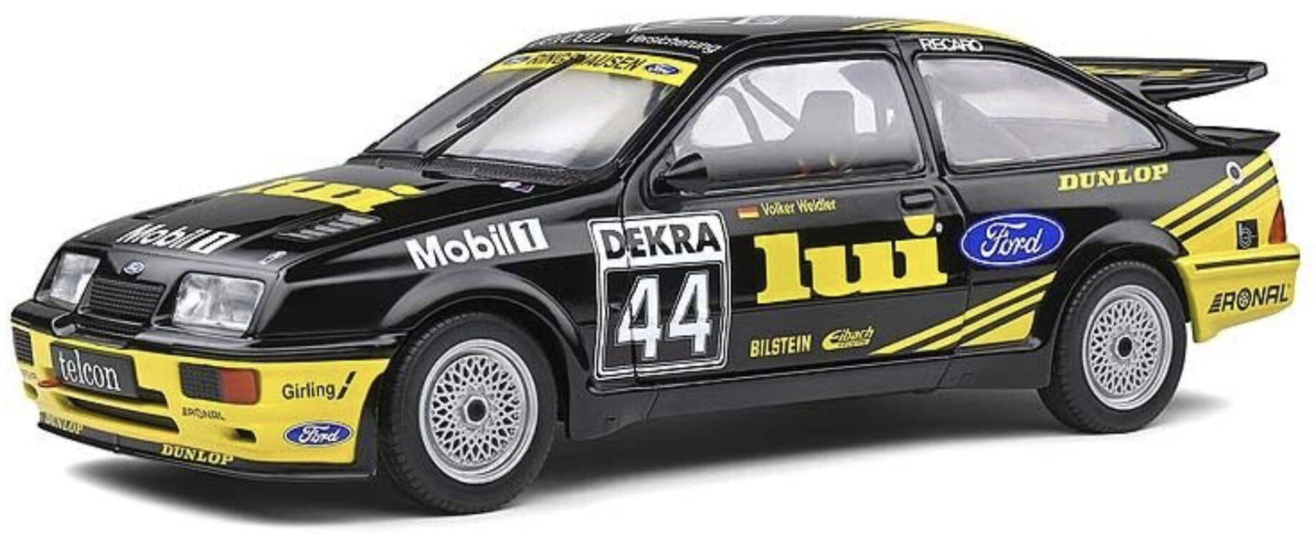 FORD ENGLAND SIERRA RS500 COSWORTH N 44 24h NURBURGRING 1989 V.WEIDLER BLACK YELLOW 1:18