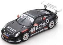 Indlæs billede til gallerivisning Porsche 911 GT3 CUP #8 WERNER NEUGEBAUER CHAMPION PORSCHE CARRERA CUP BRAZIL 2018 sort/hvid 1:43