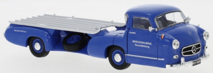 Mercedes Benz RENNTRANSPORTER 'DAS BLAUE WUNDER' 1955 blå 1:43