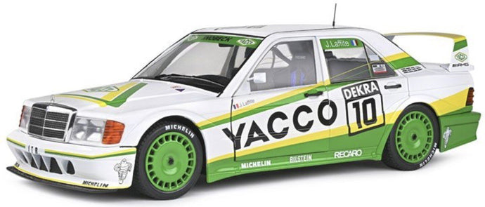 Mercedes Benz 190 EVO II #10 J.LAFITTE DTM 1991 hvid/grøn/gul 1:18