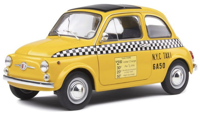 Fiat 500 TAXI NEW YORK 1965 gul/sort/hvid 1:18