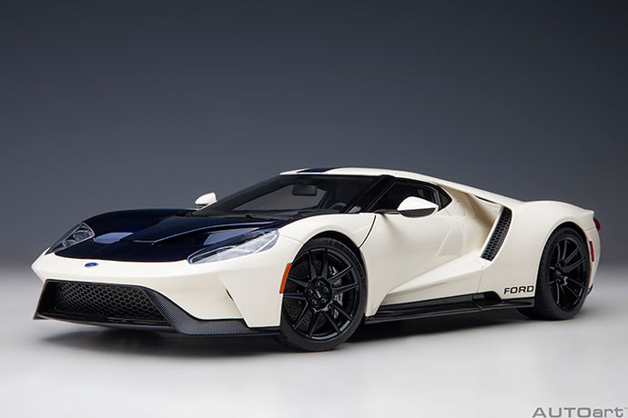 1/18 Ford GT 2022 Heritage Edition, 1964 Prototype Wimbledon, white 1:18