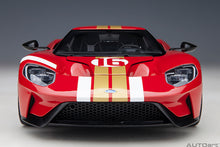 Indlæs billede til gallerivisning FORD USA GT HERITAGE EDITION N 16 ALAN MANN 2022 RED GOLD 1:18