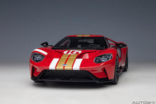 Indlæs billede til gallerivisning 1/18 2022 Ford GT Alan Mann Heritage Edition, red/gold 1:18