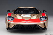 Indlæs billede til gallerivisning 1/18 2022 Ford GT Holman Moody Heritage Edition, gold/red 1:18