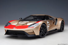 Indlæs billede til gallerivisning 1/18 2022 Ford GT Holman Moody Heritage Edition, gold/red 1:18