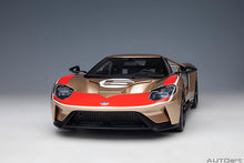 Indlæs billede til gallerivisning 1/18 2022 Ford GT Holman Moody Heritage Edition, gold/red 1:18