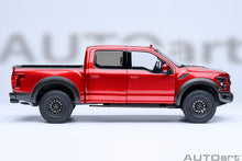 Indlæs billede til gallerivisning FORD USA F-150 RAPTOR PICK-UP DOUBLE CABINE 2019 RUBY RED 1:18