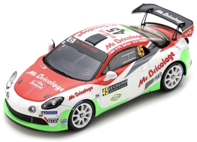 Alpine A110 RALLY RGT #45 BAFFOUN/DUNAND RALLY MONTE CARLO 2021 hvid/rød/grøn 1:43