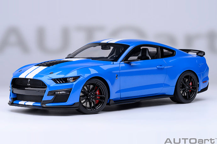 FORD USA MUSTANG SHELBY GT500 COUPE 2023 GRIBBER BLUE 1:18