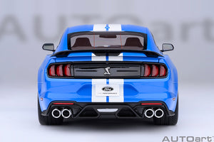 FORD USA MUSTANG SHELBY GT500 COUPE 2023 GRIBBER BLUE 1:18