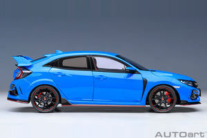 HONDA CIVIC TYPE R (FK8) 2021 BLUE 1:18