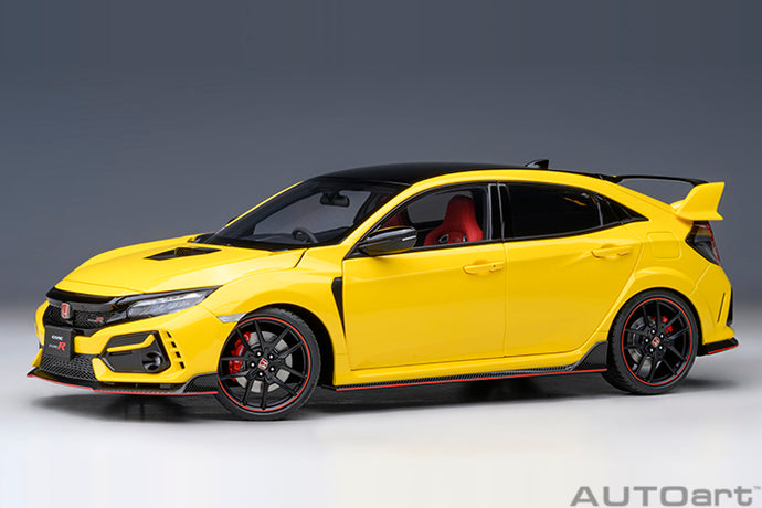 HONDA CIVIC TYPE R (FK8) 2021 YELLOW 1:18