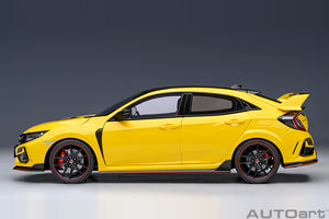 HONDA CIVIC TYPE R (FK8) 2021 YELLOW 1:18