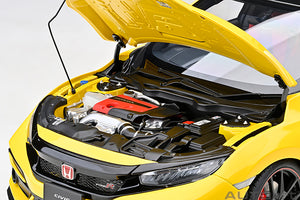 HONDA CIVIC TYPE R (FK8) 2021 YELLOW 1:18