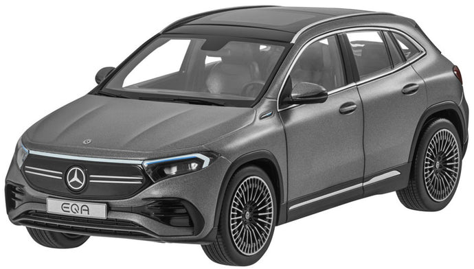 Mercedes Benz EQA H243 2021 mat grå 1:18 fra MERCEDES BENZ DEALERMODEL