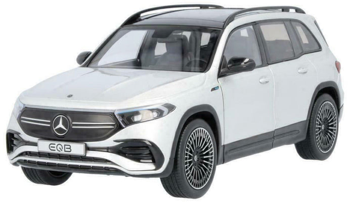 Mercedes Benz EQB X243 2021 sølv 1:18 fra MERCEDES BENZ DEALERMODEL