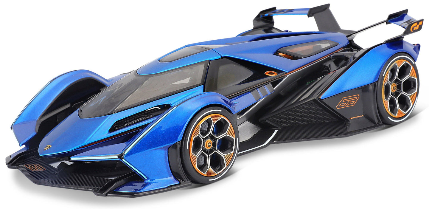LAMBORGHINI LAMBO V12 VISION GT N 63 GRAN TURISMO 2020 BLUE MET 1:18