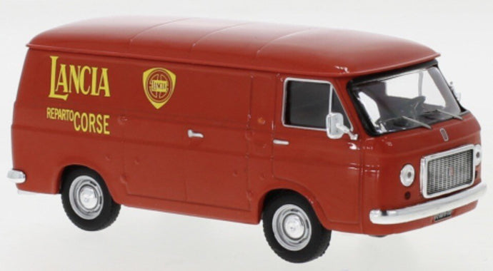 Fiat 238 VAN LANCIA SERVICE 1972 rød 1:43