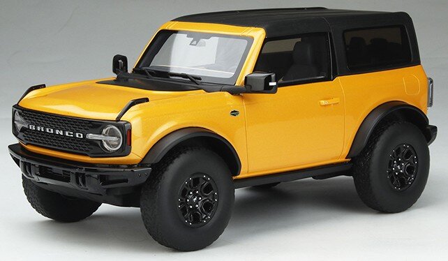 FORD USA BRONCO WILDTRACK 2021 YELLOW MET BLACK 1:18